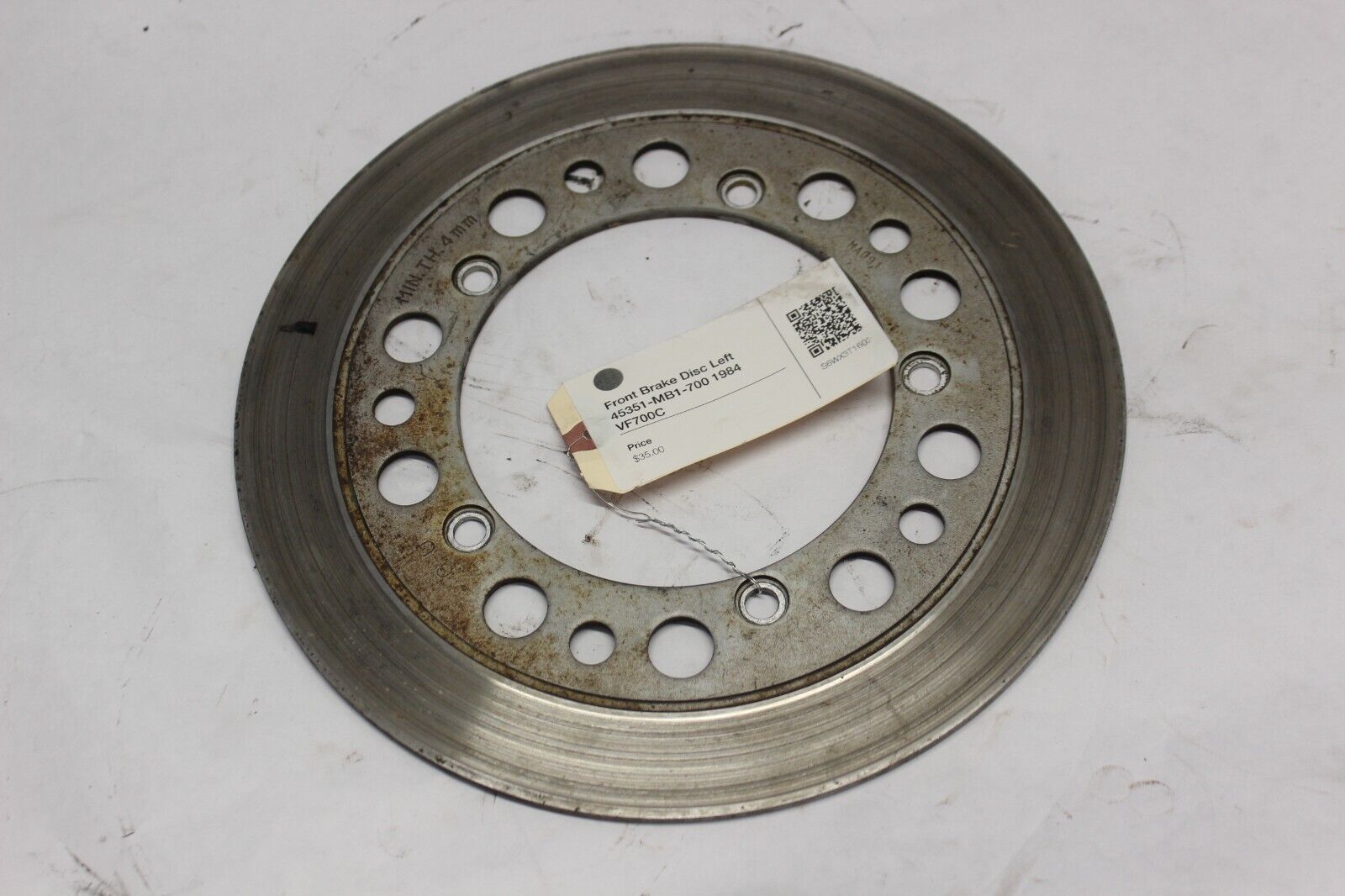 Front Brake Disc Left 45351-MB1-700 1984 Honda VF700C