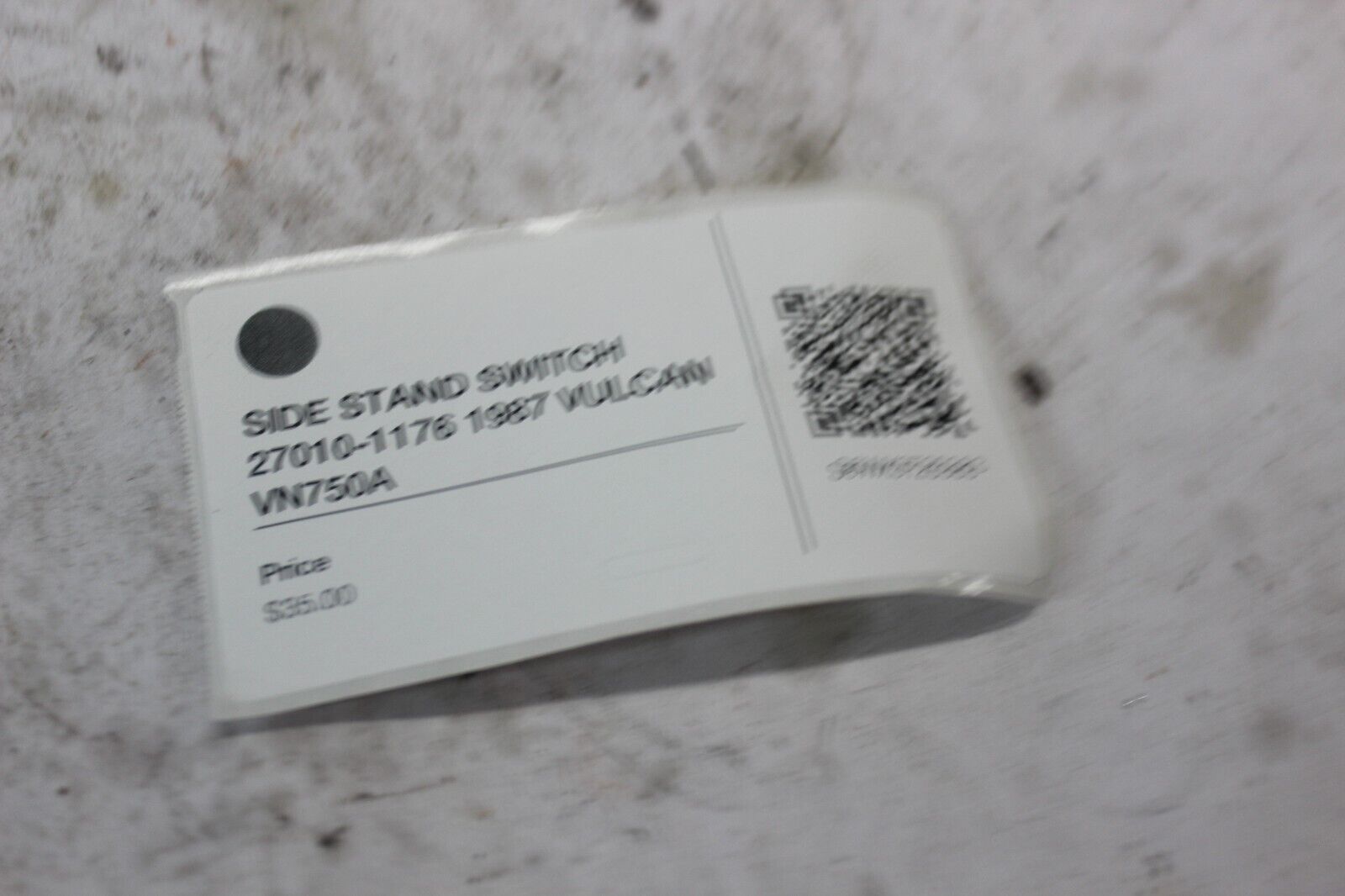 SIDE STAND SWITCH 27010-1176 1987 VULCAN VN750A
