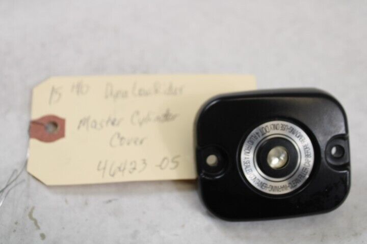 Master Cylinder Cover Black 46423-05 2015 Harley Davidson Dyna Low Rider