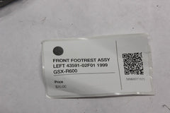 FRONT FOOTREST ASSY LEFT 43591-02F01 1999 Suzuki GSX-R600