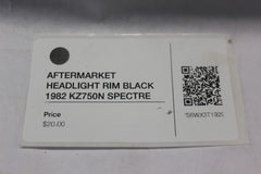 AFTERMARKET HEADLIGHT RIM BLACK 1982 Kawasaki Spectre KZ750N