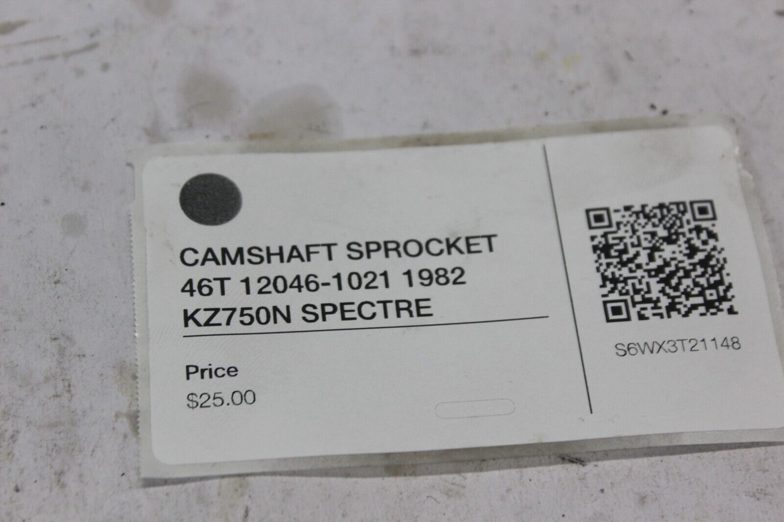 CAMSHAFT SPROCKET 46T 12046-1021 1982 KZ750N SPECTRE
