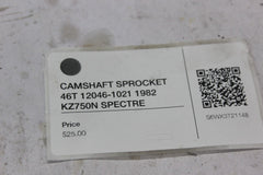CAMSHAFT SPROCKET 46T 12046-1021 1982 KZ750N SPECTRE