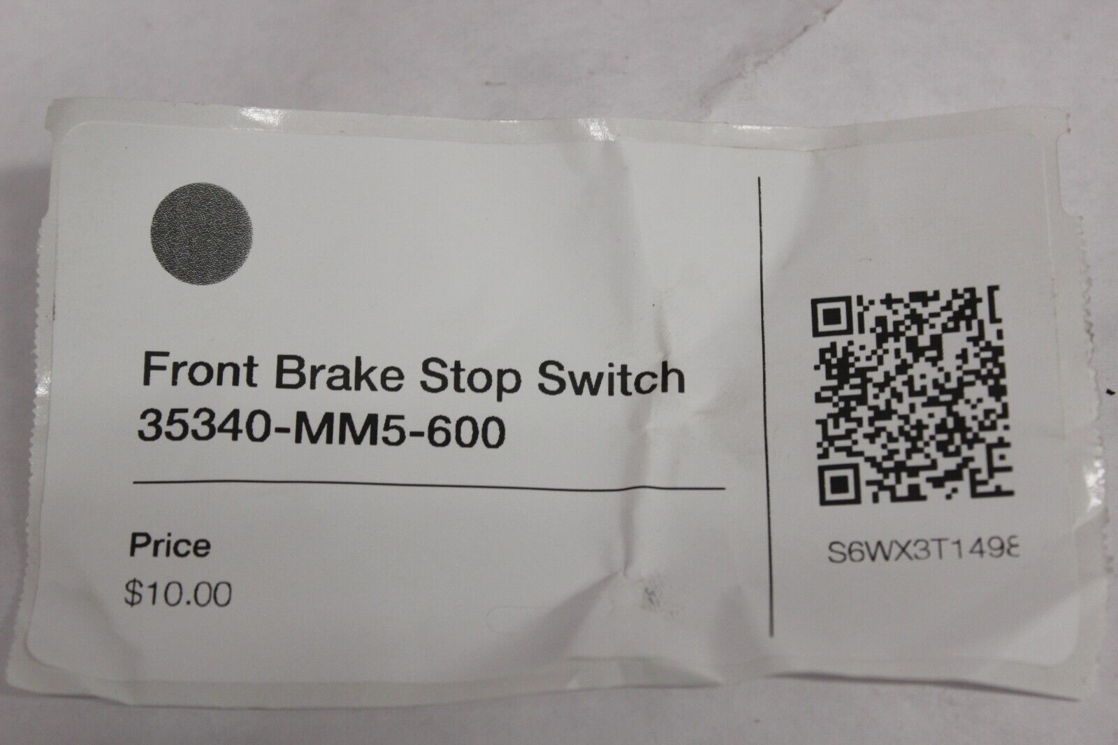 Front Brake Stop Switch 35340-MM5-600 2005 Honda VTX1300S