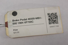 Brake Pedal 46500-MB1-000 1984 Honda VF700C
