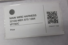 MAIN WIRE HARNESS 32100-MB1-870 1984 Honda VF700C