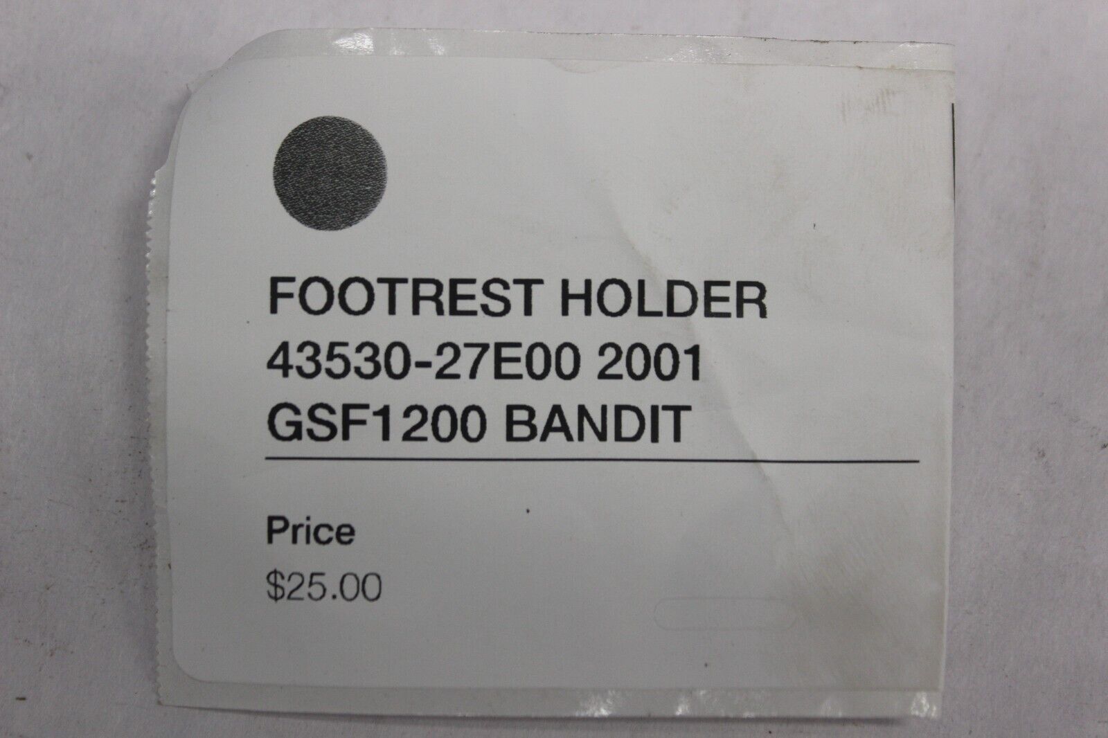 FOOTREST HOLDER 43530-27E00 2001 GSF1200 SUZUKI BANDIT