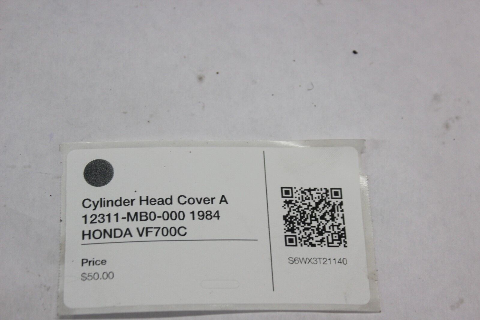 Cylinder Head Cover A 12311-MB0-000 1984 HONDA VF700C