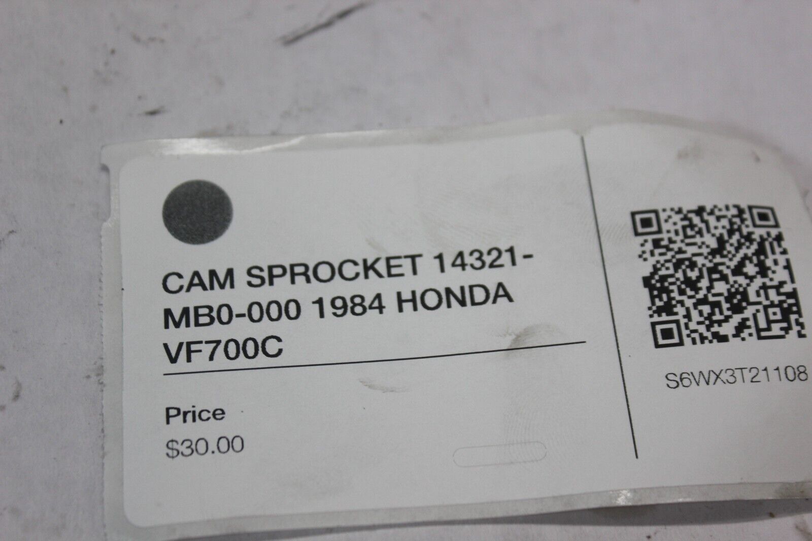 CAM SPROCKET 14321-MB0-000 1984 HONDA VF700C