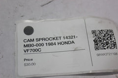 CAM SPROCKET 14321-MB0-000 1984 HONDA VF700C