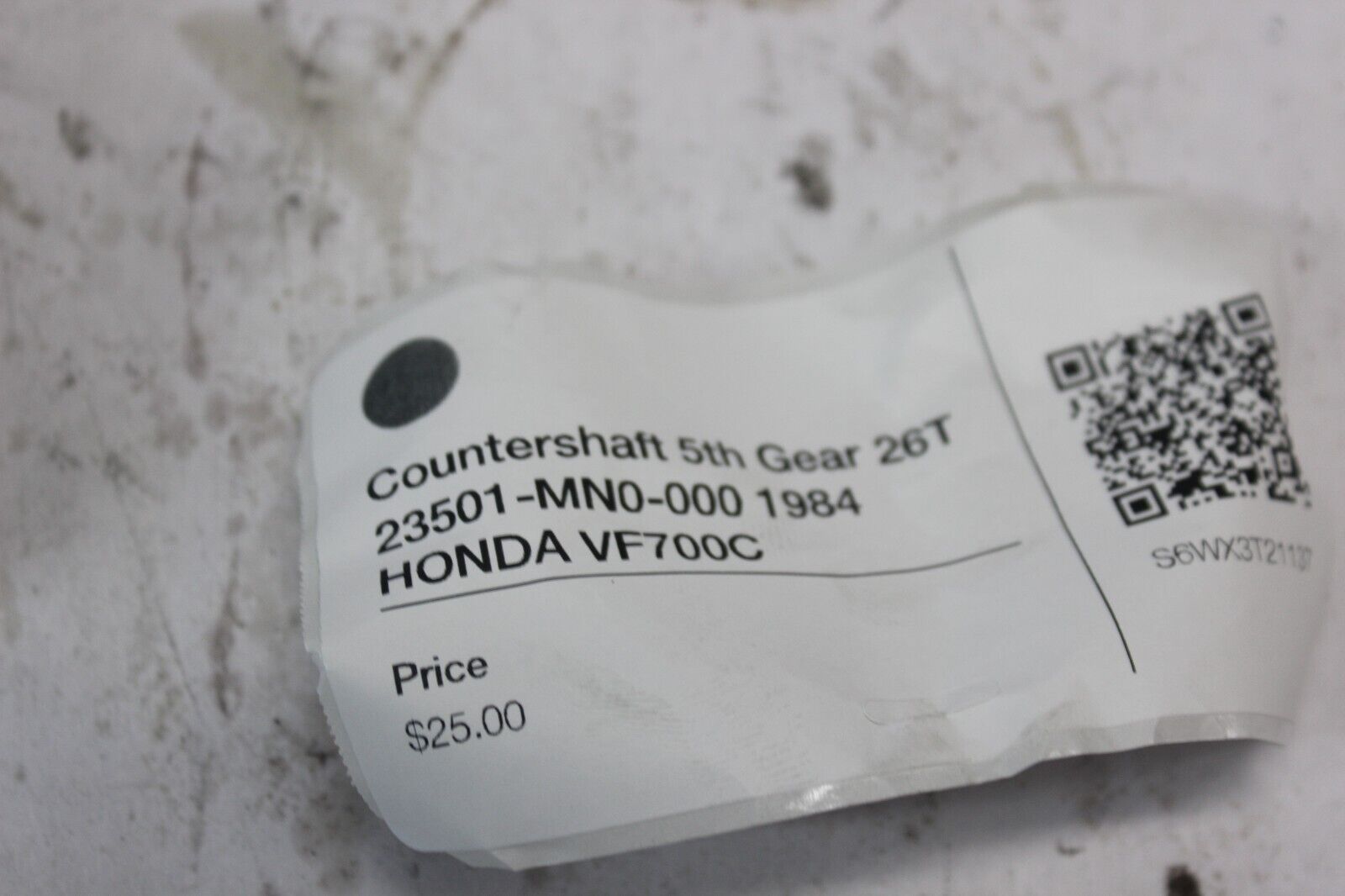 Countershaft 5th Gear 26T 23501-MN0-000 1984 HONDA VF700C