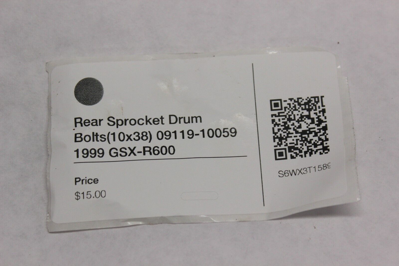 Rear Sprocket Drum Bolts (10x38) 09119-10059 1999 Suzuki GSX-R600