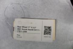 Rear Wheel 17" X 5.5" 2001 Suzuki Bandit 64111-17E11-35W