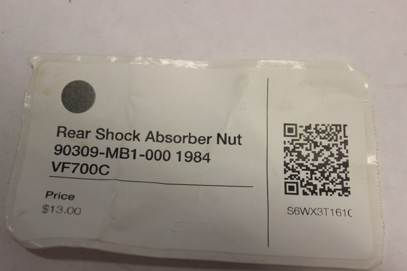 Rear Shock Absorber Nut 90309-MB1-000 1984 Honda VF700C