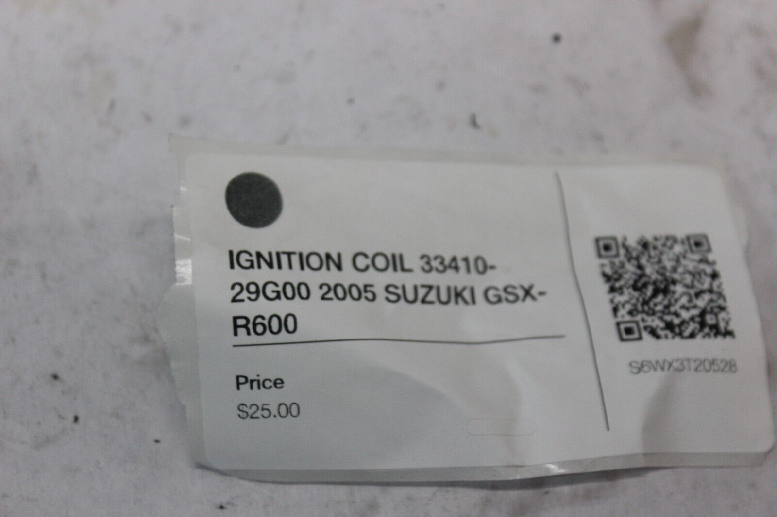 IGNITION COIL 33410-29G00 2005 SUZUKI GSX-R600