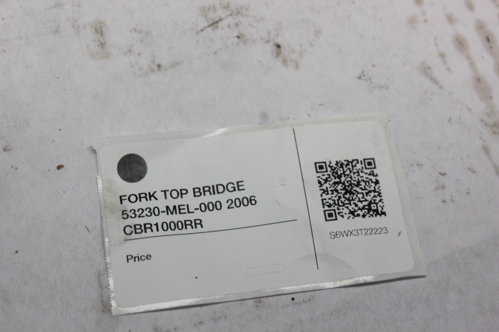 FORK TOP BRIDGE 53230-MEL-000 2006 CBR1000RR