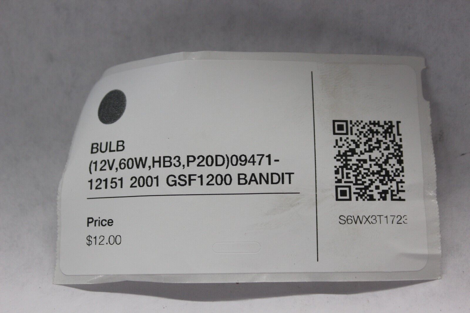 BULB (12V,51W,HB4,P22D) 09471-12150 2001 GSF1200 SUZUKI BANDIT