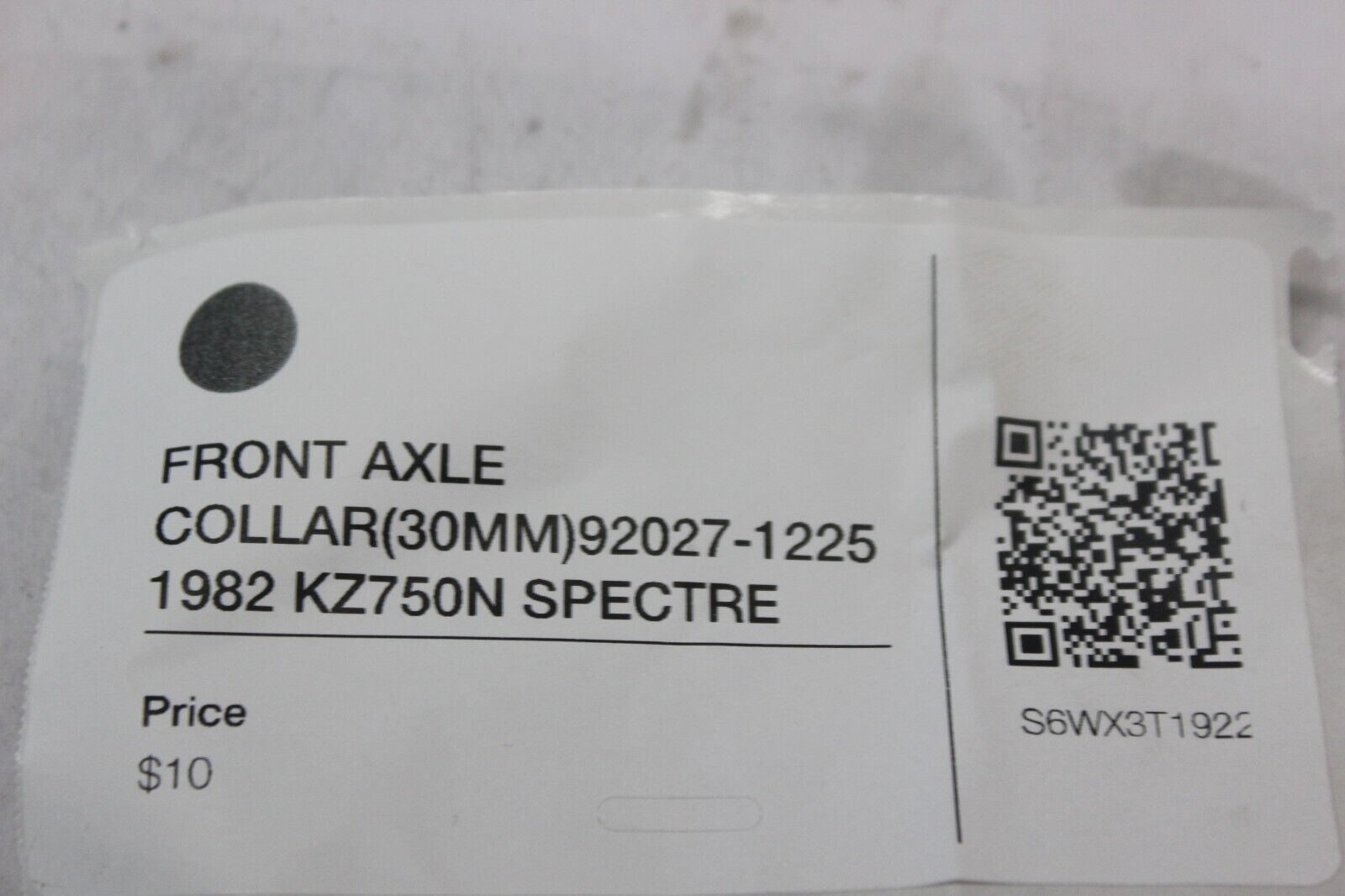 FRONT AXLE COLLAR(30MM)92027-1225 1982 Kawasaki Spectre KZ750N