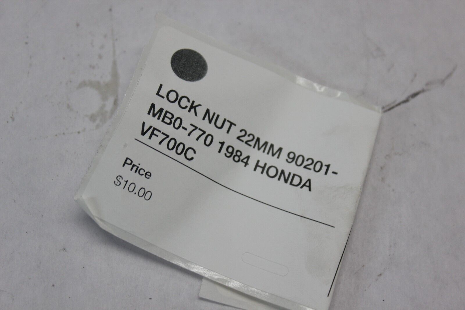 LOCK NUT 22MM 90201-MB0-770 1984 HONDA VF700C