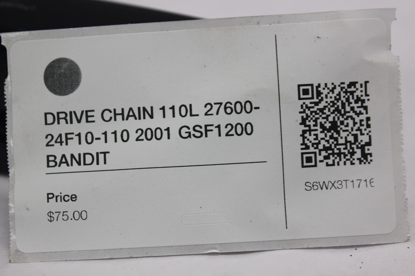DRIVE CHAIN 110L 27600-24F10-110 2001 GSF1200 SUZUKI BANDIT