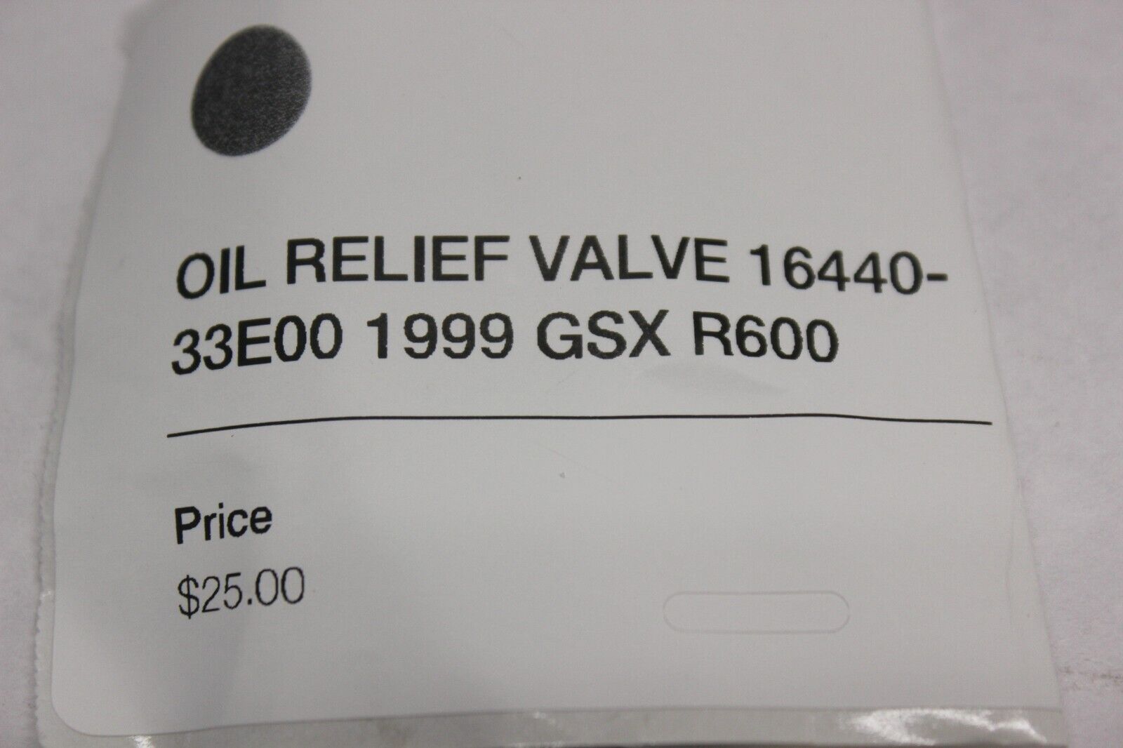 OIL RELIEF VALVE 16440-33E00 1999 GSX R600