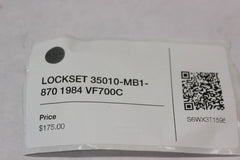 LOCKSET 35010-MB1-870 1984 Honda VF700C
