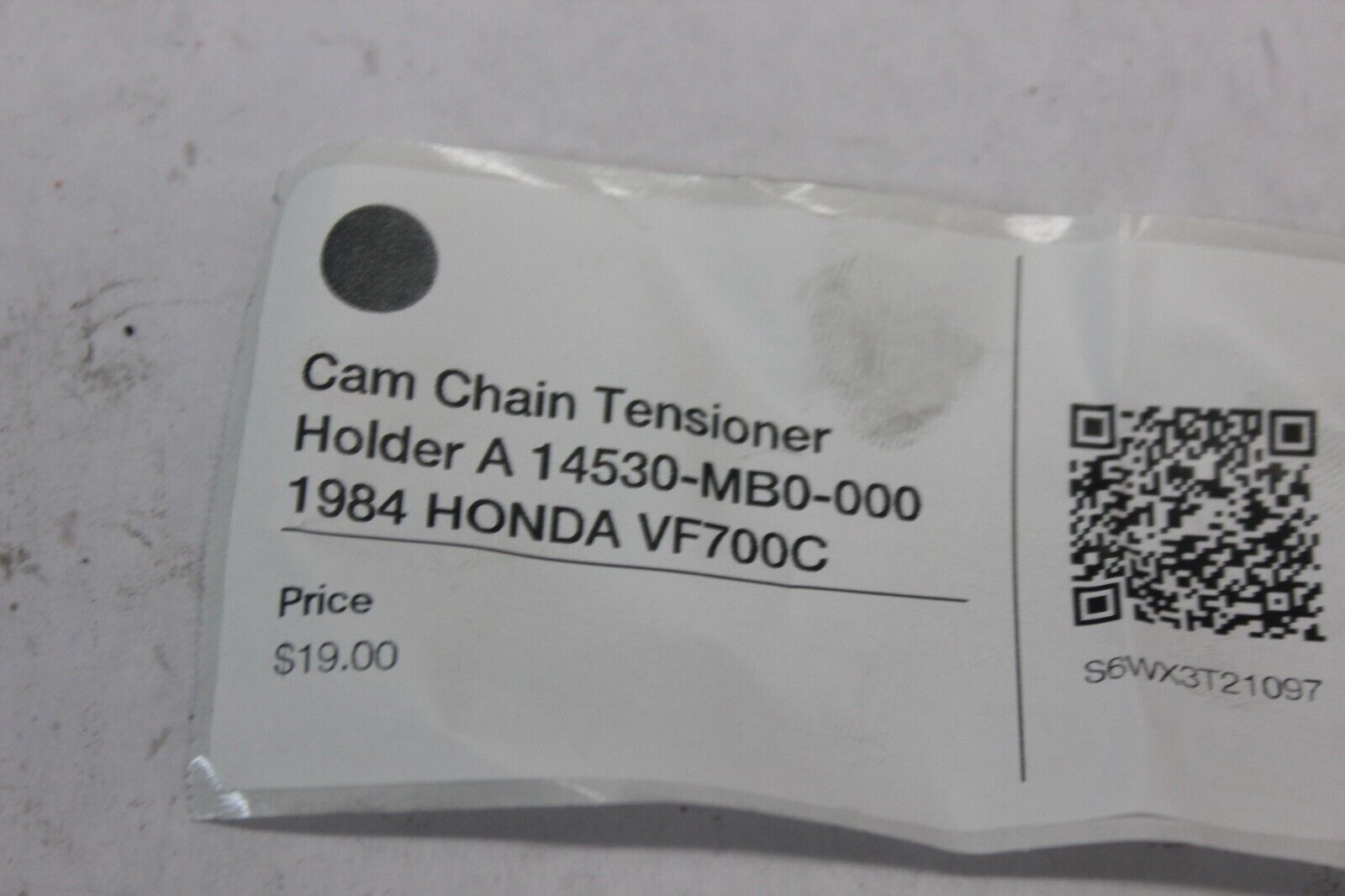 Cam Chain Tensioner Holder A 14530-MB0-000 1984 HONDA VF700C