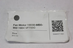 Fan Motor 19030-MB0-950 1984 Honda VF700C