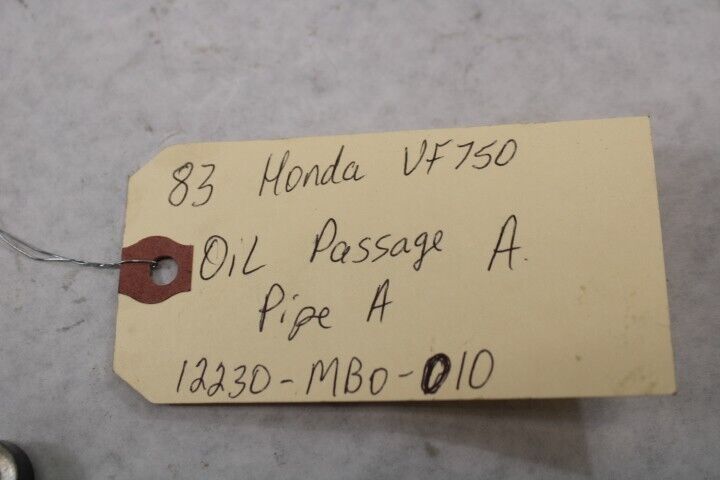 Oil Passage Pipe A 12230-MB0-010 1983 Honda VF750