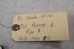 Oil Passage Pipe A 12230-MB0-010 1983 Honda VF750