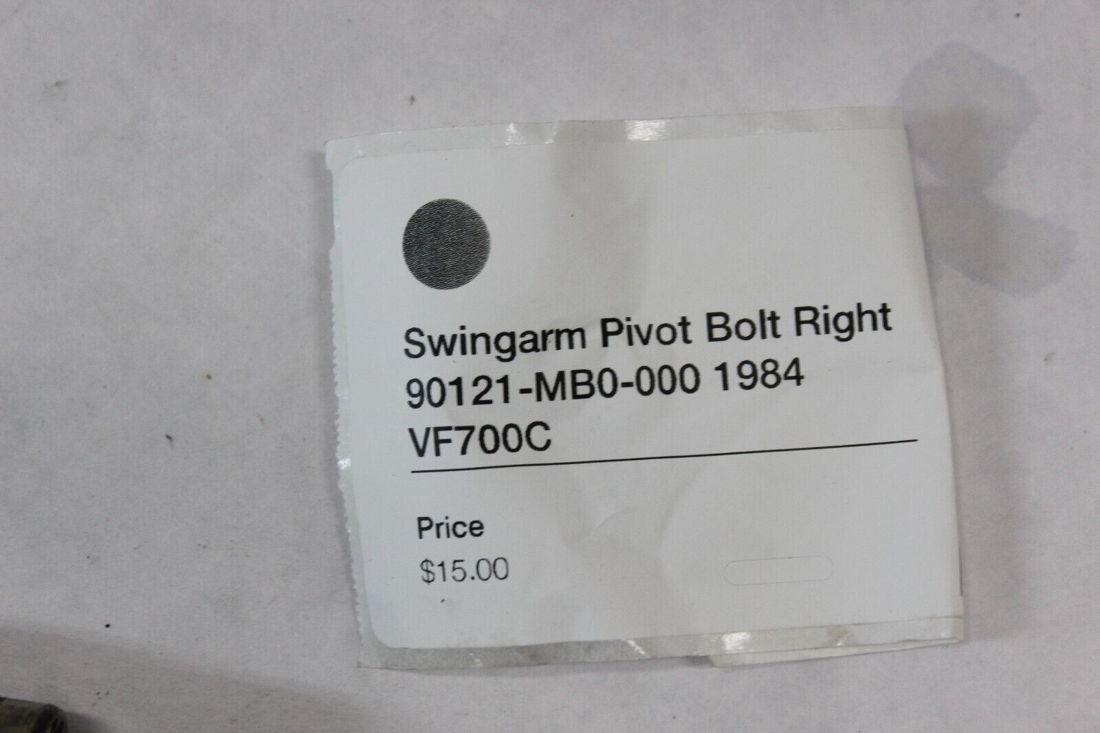 Swingarm Pivot Bolt Right 90121-MB0-000 1984 Honda VF700C
