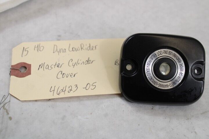 Master Cylinder Cover Black 46423-05 2015 Harley Davidson Dyna Low Rider