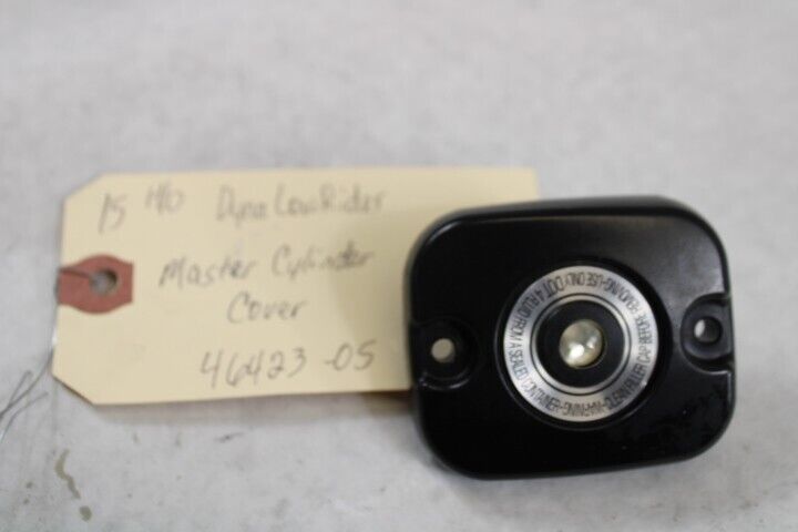 Master Cylinder Cover Black 46423-05 2015 Harley Davidson Dyna Low Rider