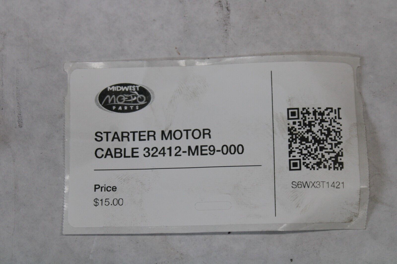 STARTER MOTOR CABLE 32412-ME9-000 1983 Honda VT750C Shadow