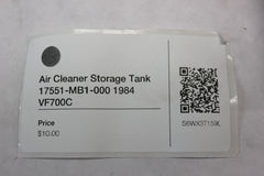 Air Cleaner Storage Tank 17551-MB1-000 1984 Honda VF700C