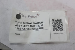 TURN SIGNAL SWITCH ASSY LEFT 46091-1237 1982 Kawasaki Spectre KZ750N
