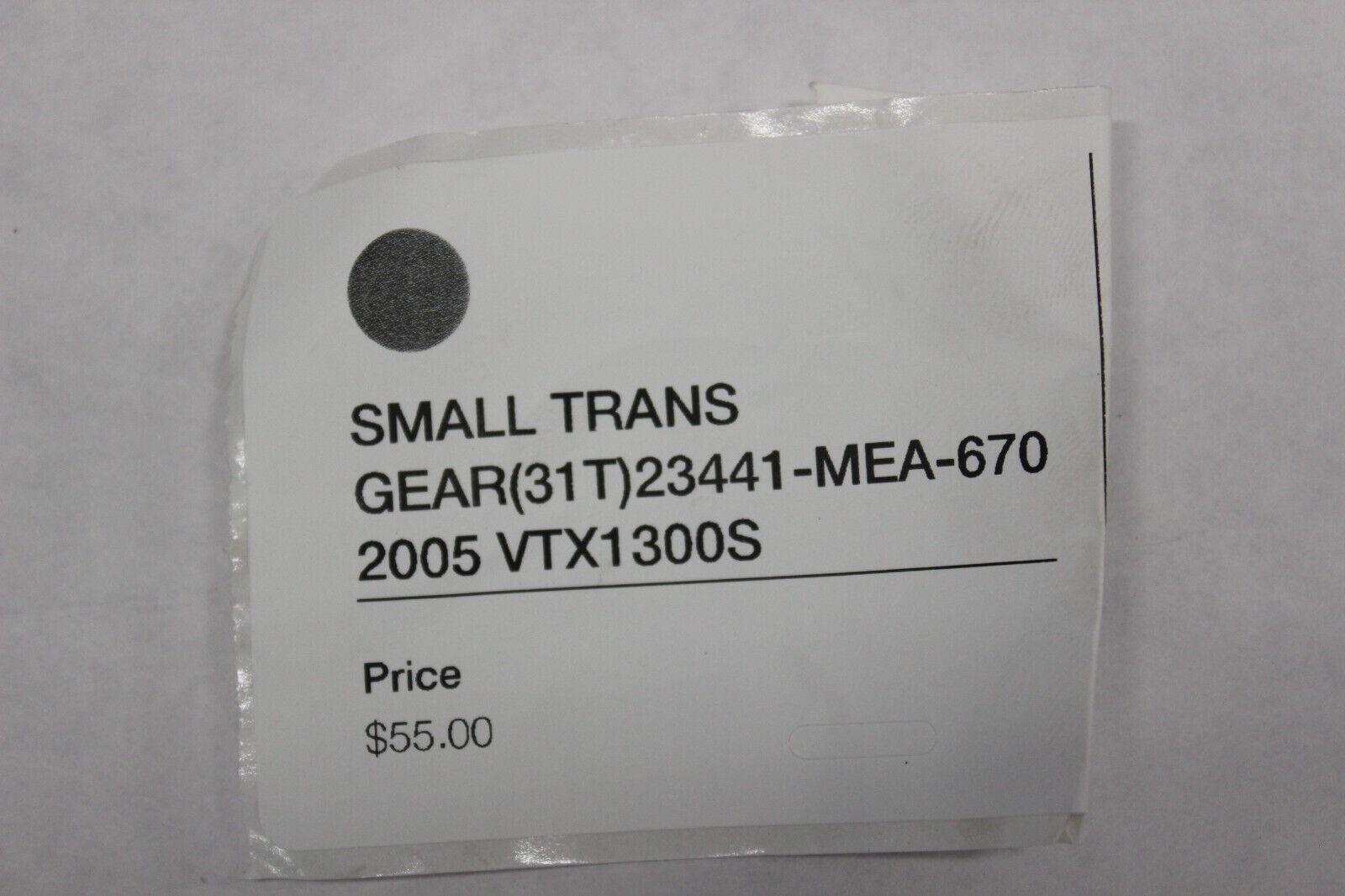 SMALL TRANS GEAR (31T) 23441-MEA-670 2005 Honda VTX1300S