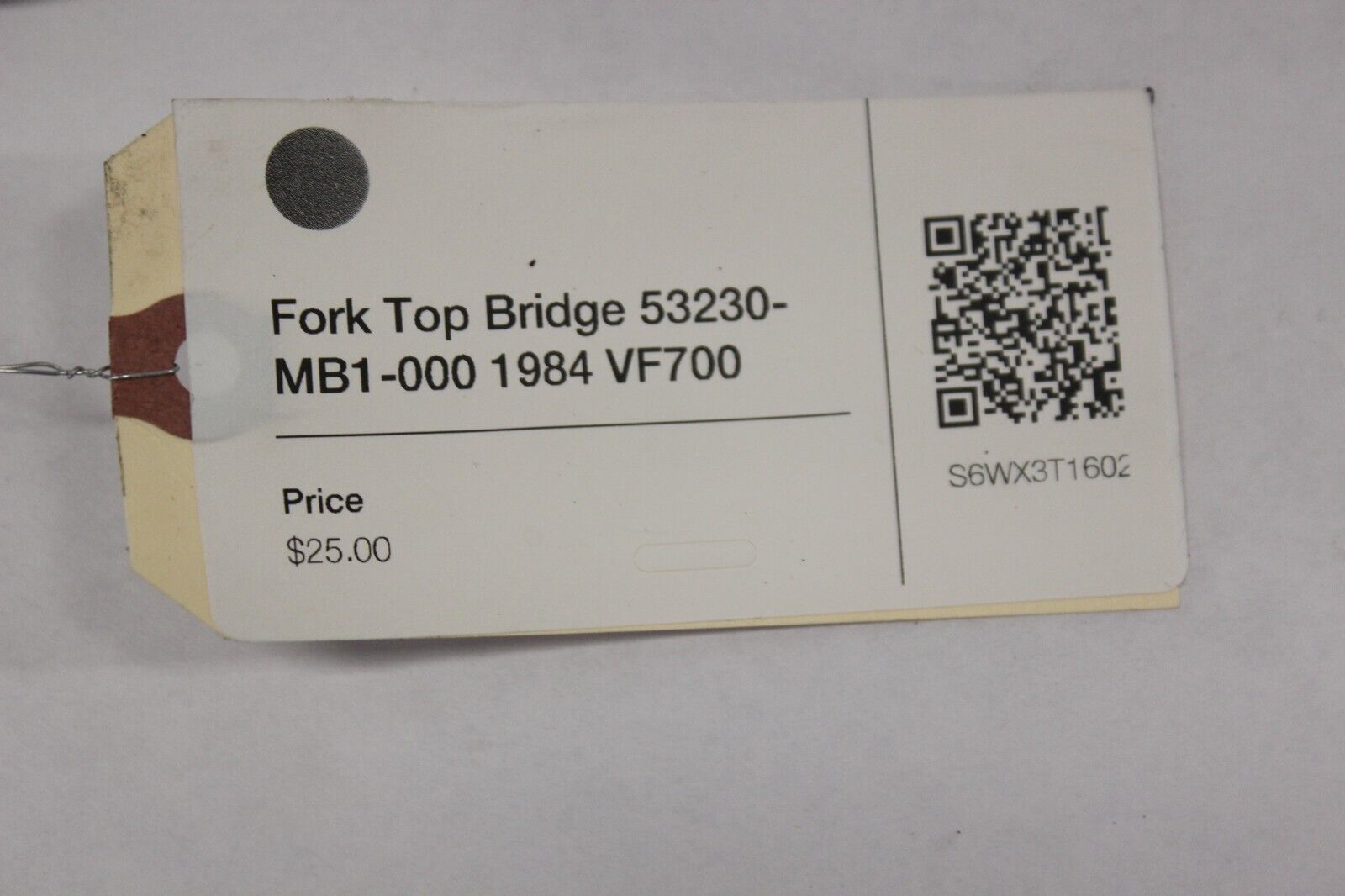 Fork Top Bridge 53230-MB1-000 1984 Honda VF700C