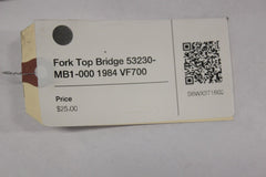 Fork Top Bridge 53230-MB1-000 1984 Honda VF700C