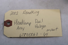 7" Headlamp Assy. Dual Halogen #67700062 Harley Davidson