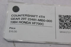 COUNTERSHAFT 4TH GEAR 29T 23481-MB0-000 1984 HONDA VF700C