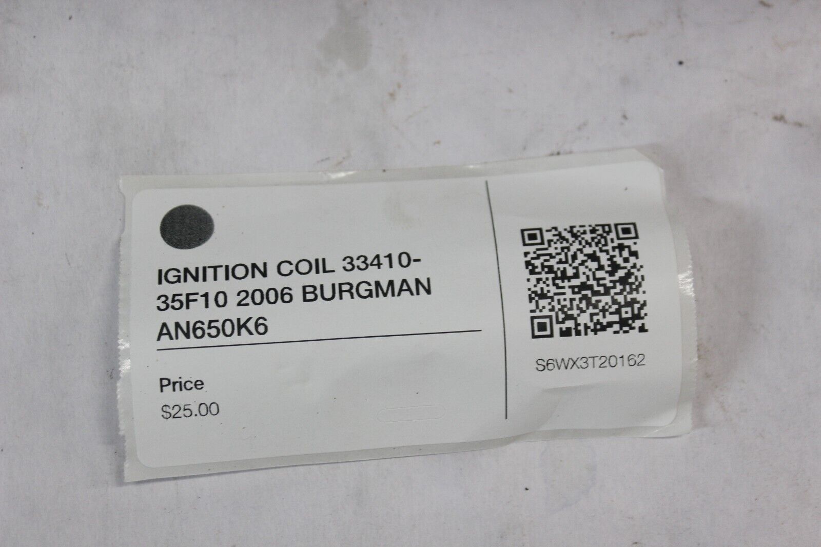 IGNITION COIL 33410-35F10 2006 BURGMAN AN650K6