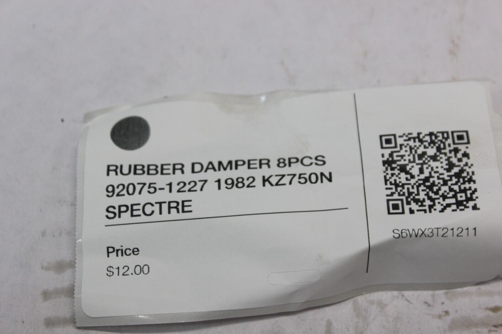 RUBBER DAMPER 8PCS 92075-1227 1982 KZ750N SPECTRE