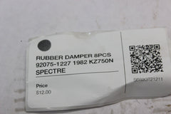 RUBBER DAMPER 8PCS 92075-1227 1982 KZ750N SPECTRE