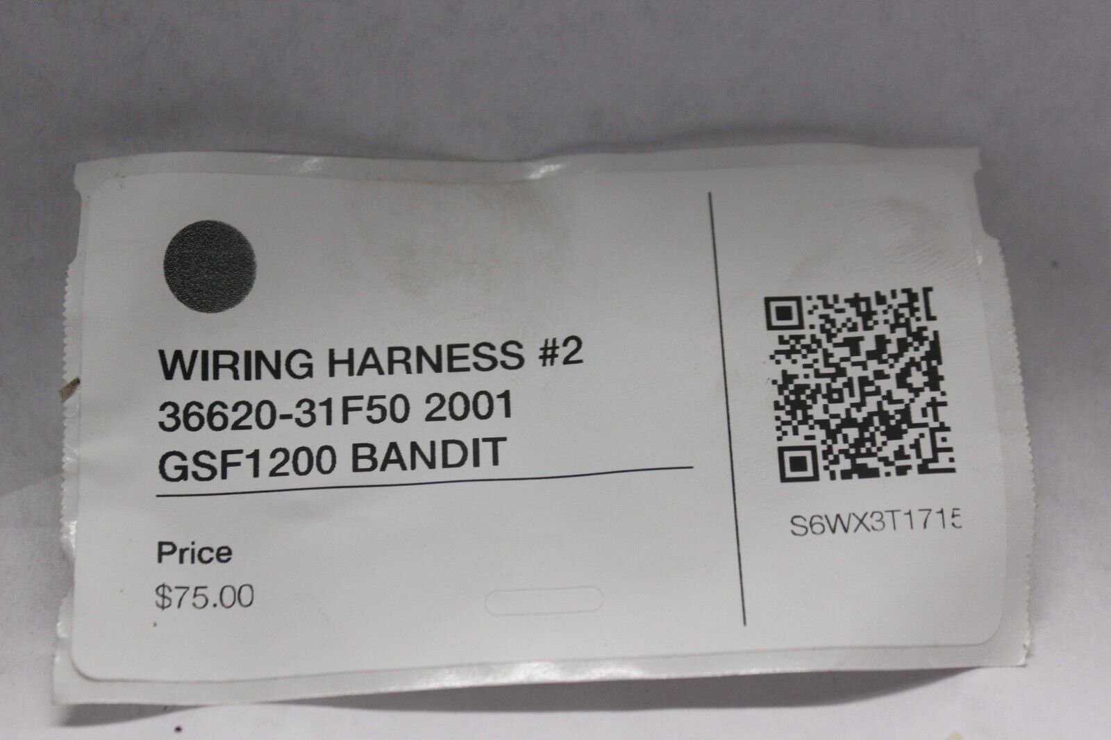 WIRING HARNESS #2 36620-31F50 2001 GSF1200 SUZUKI BANDIT