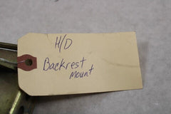 Drivers Backrest Bracket Mount Harley Davidson