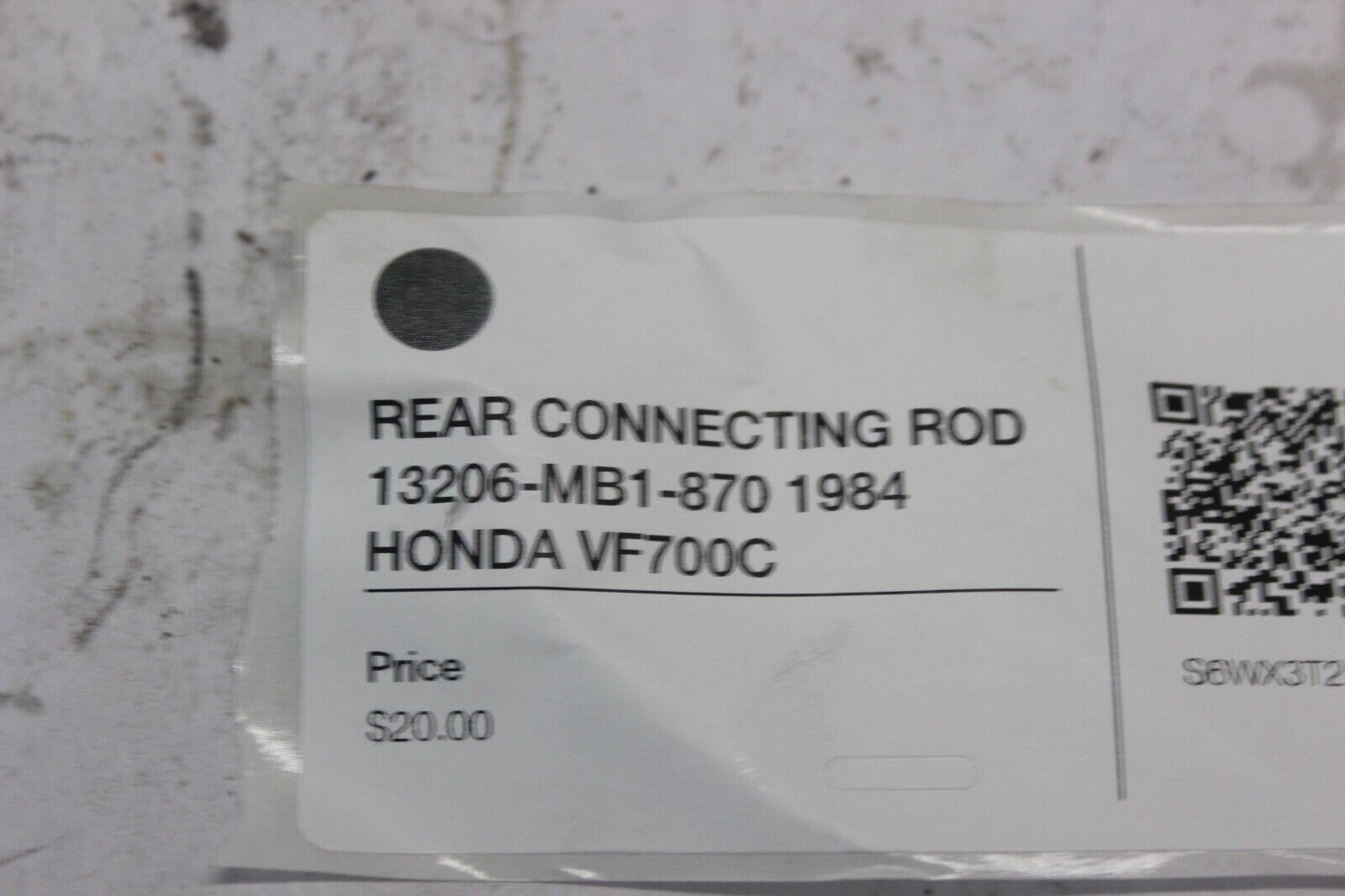 REAR CONNECTING ROD 13206-MB1-870 1984 HONDA VF700C