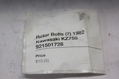 Rotor Bolts (7) 921501728 1982 Kawasaki Spectre KZ750N