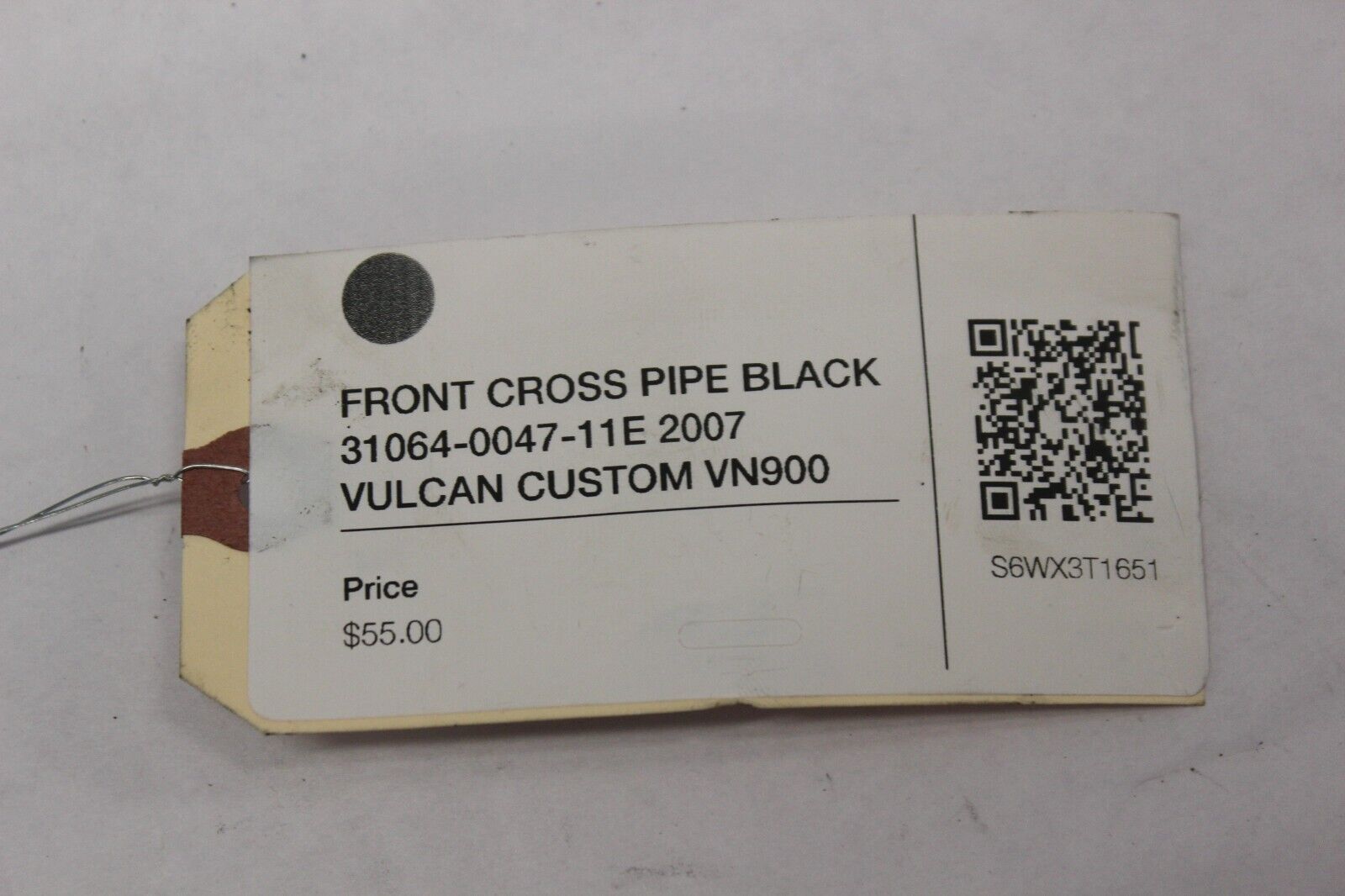 FRONT CROSS PIPE BLACK 31064-0047-11E 2007 VULCAN CUSTOM VN900