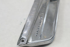 OEM Harley Davidson LEFT Chrome Saddlebag Faceplate 2002 Ultra Luxury Blue